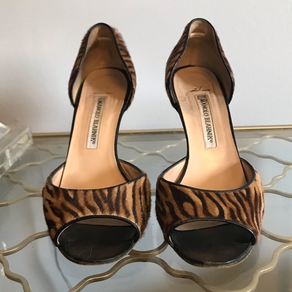 Manolo Blahnik pony hair heels - Picture 2 of 5